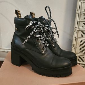 Miu Miu 2019 Heeled Combat Boots